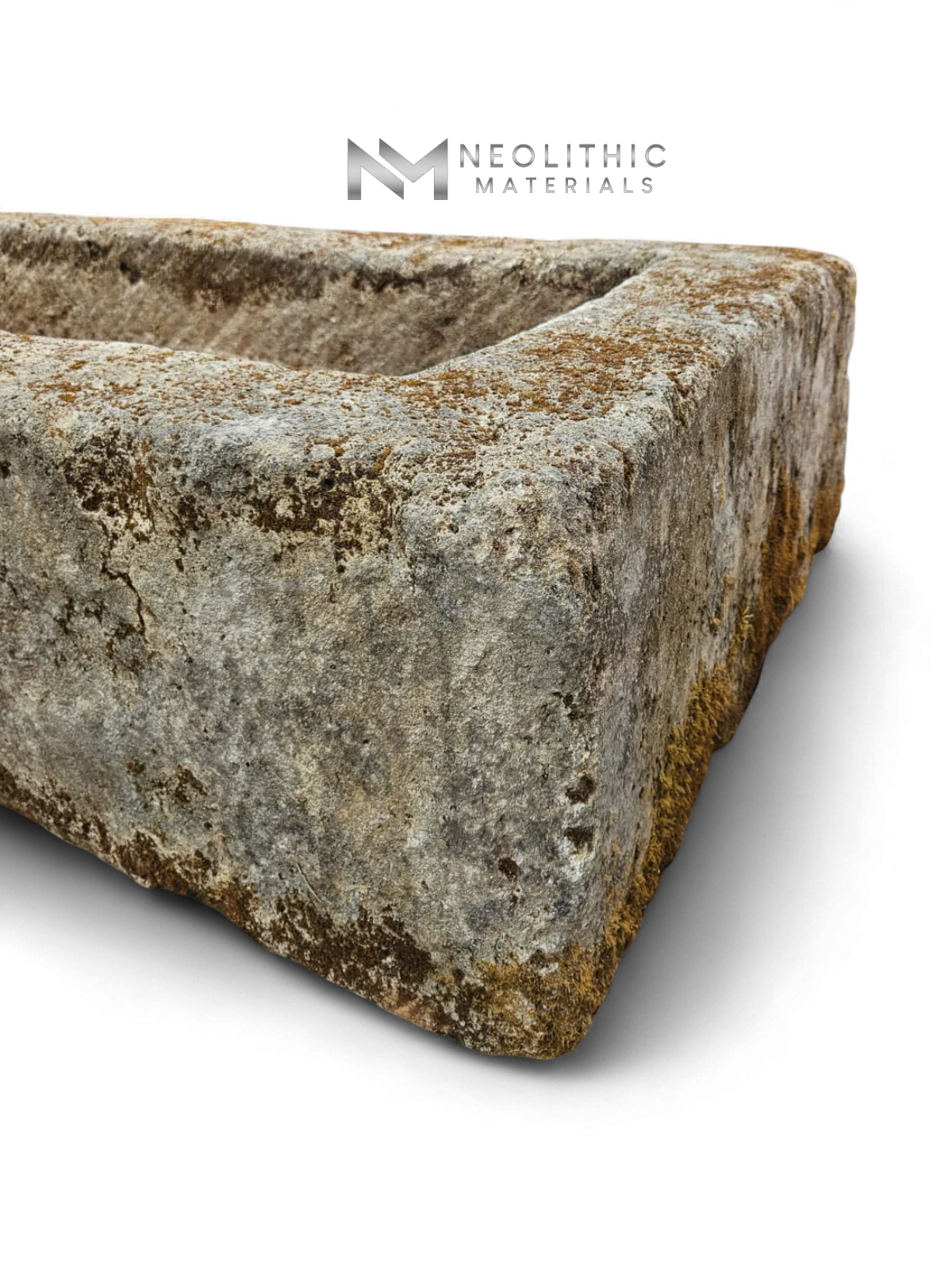 French Antique 19th Century Limestone Trough - Image 4